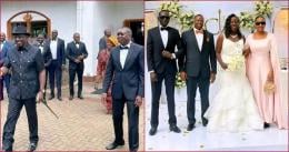 President William Ruto at the wedding of his brother David Ruto.